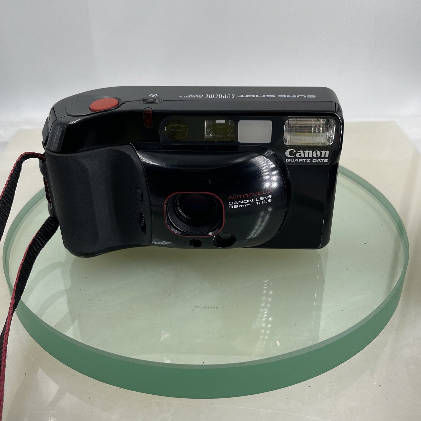 Canon Sure Shot Supreme Quartz Date 35mm Point & Shoot Camera Exc Working N MINT1