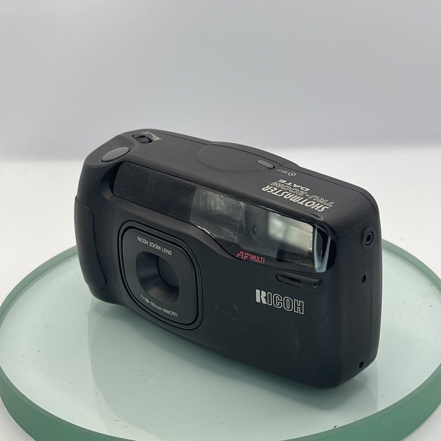 Vintage Ricoh Shotmaster Tru-Zoom Date 35mm camera Canon  38-90mm lens #8492