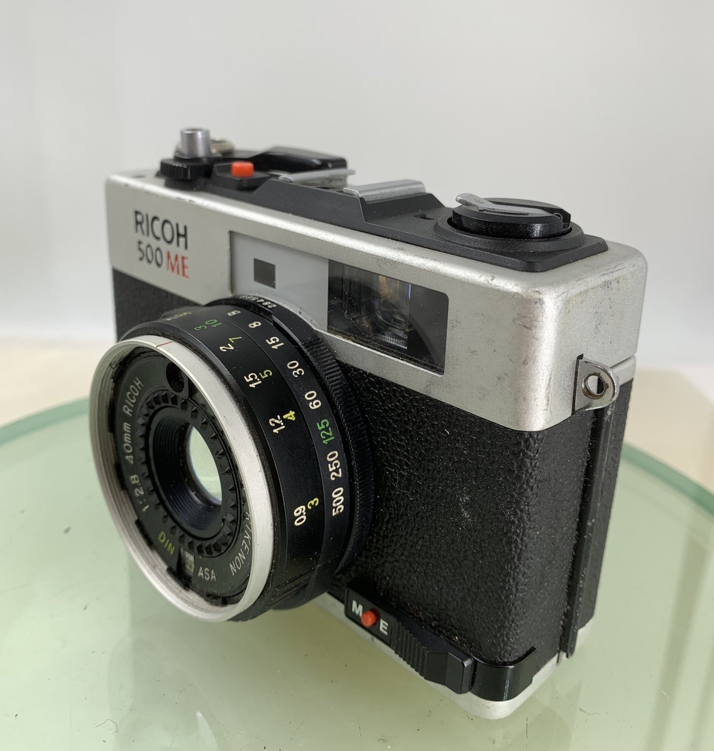 RICOH 500 ME 35mm Film Rangefinder Camera with original Case, TESTED  #7261