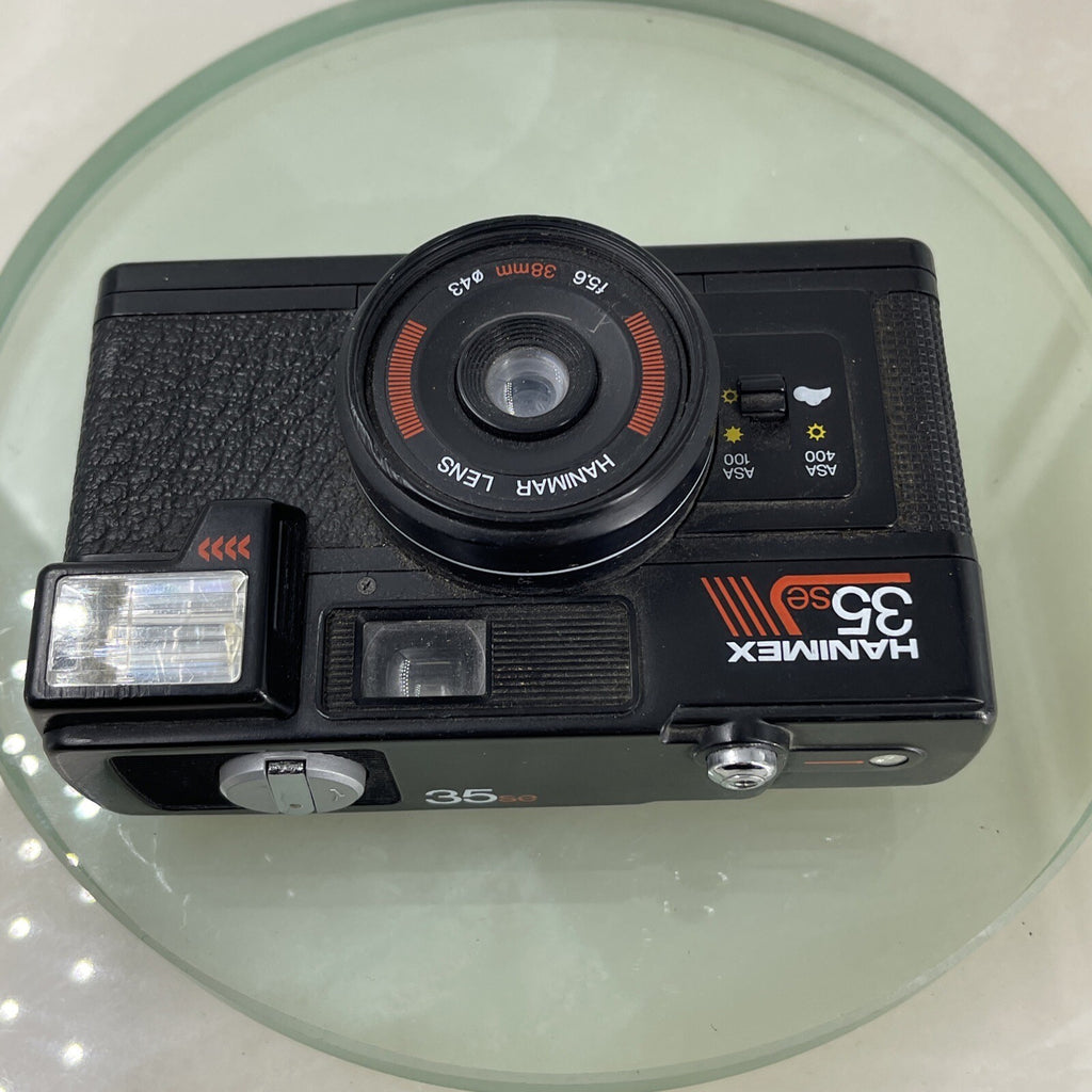 Hanimex 35se 38mm film camera lomo black vintage collectible #8577