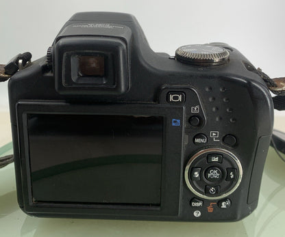 Olympus SP-590 UZ 12.0MP Digital Camera Black NO CHARGER NO CARD Tested - 6175