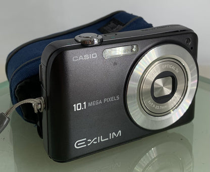 Casio Exilim EX-Z1050 10.1 MP Digital Camera BLACK +SD CARD+TESTED - 5520
