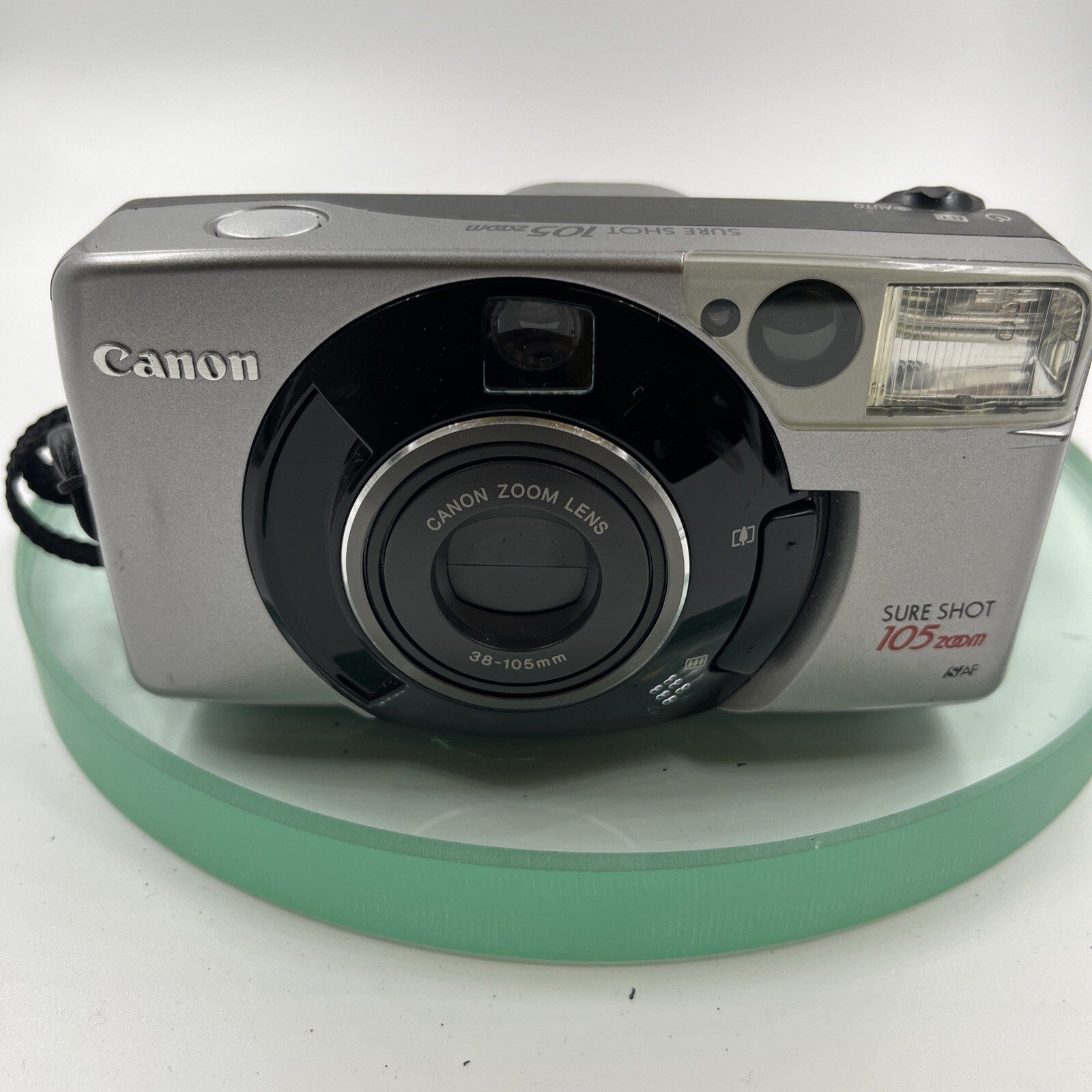 Vintage Canon Sure Shot 105 ZoomPoint&Shoot 35mm Film Camera tested&working #9301