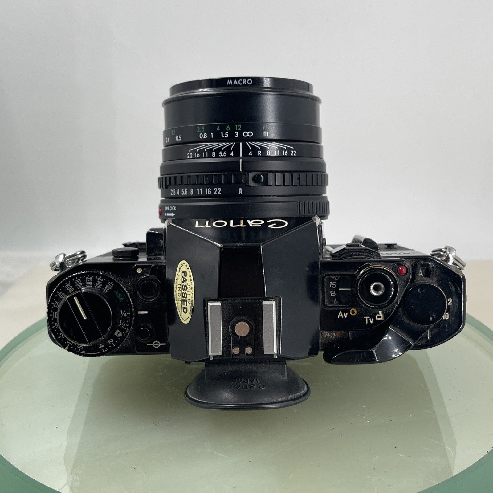 BEAUTIFUL Canon A-1 35mm SLR Camera Body+ SIGMA 28mm f/1.8 FULLY WORKING #9226