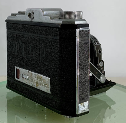 Vintage Apollo 120 WESTER Anastigmat 1:3.5 F=7.5cm Folding Camera + Case - 3173