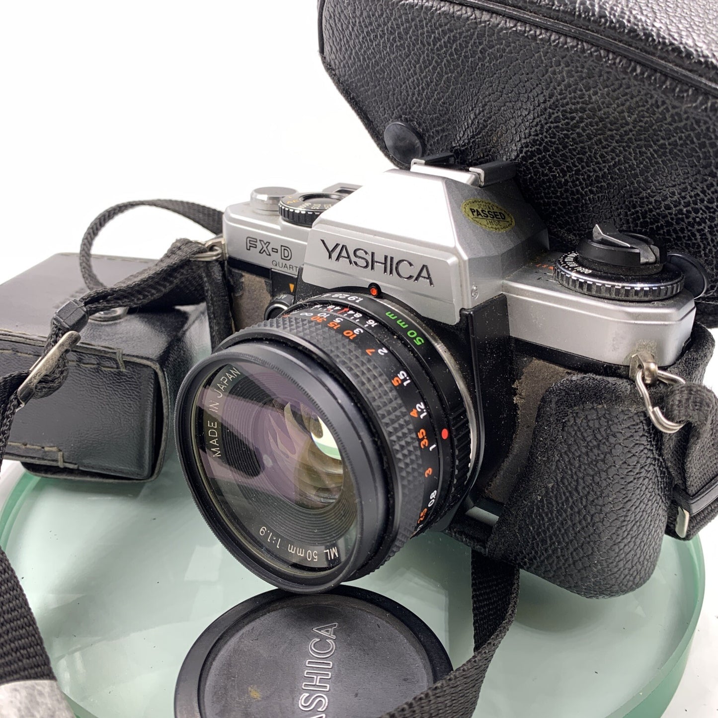 Yashica FX-D Quartz With Yashica DSB 50mm f/1.9 Lens  # TESTED # VGC # 8931