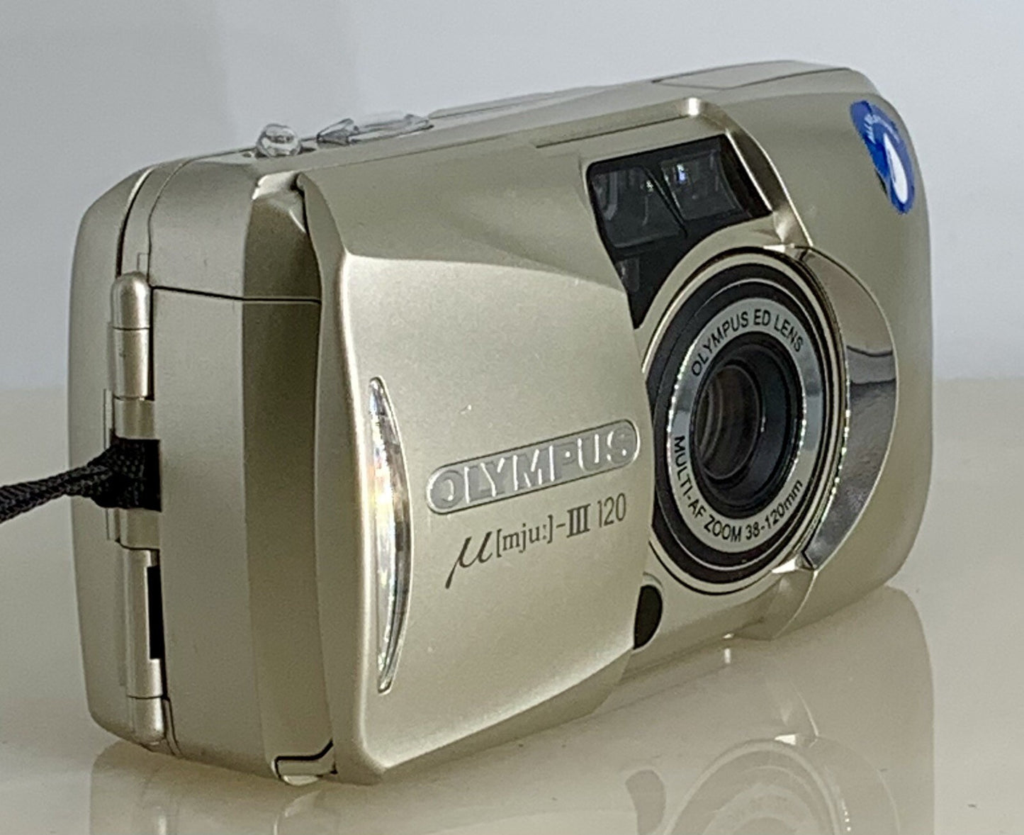 Olympus µ [Mju:] - III Zoom 120 Compact 35mm Film Point & Shoot Camera Silver902