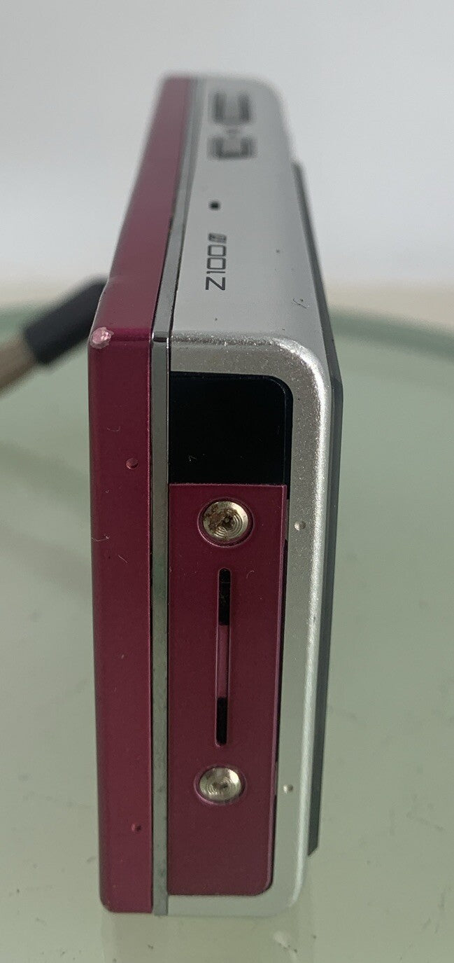 Fujifilm Digital Camera FinePix Z100fd 8.0MP Pink +2GB CARD + COVER TESTED - 2383