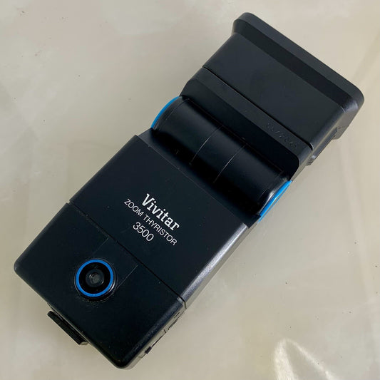 Vivitar Zoom Thyristor 3500 Flash + Good Condition + Working - 5490
