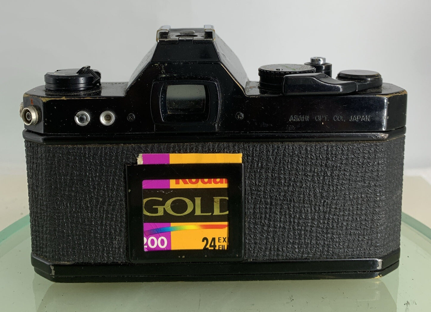 Pentax Asahi K2 35mm Black Film Camera SMC 50mm lens 1:2.K1000 Tested Works #1935