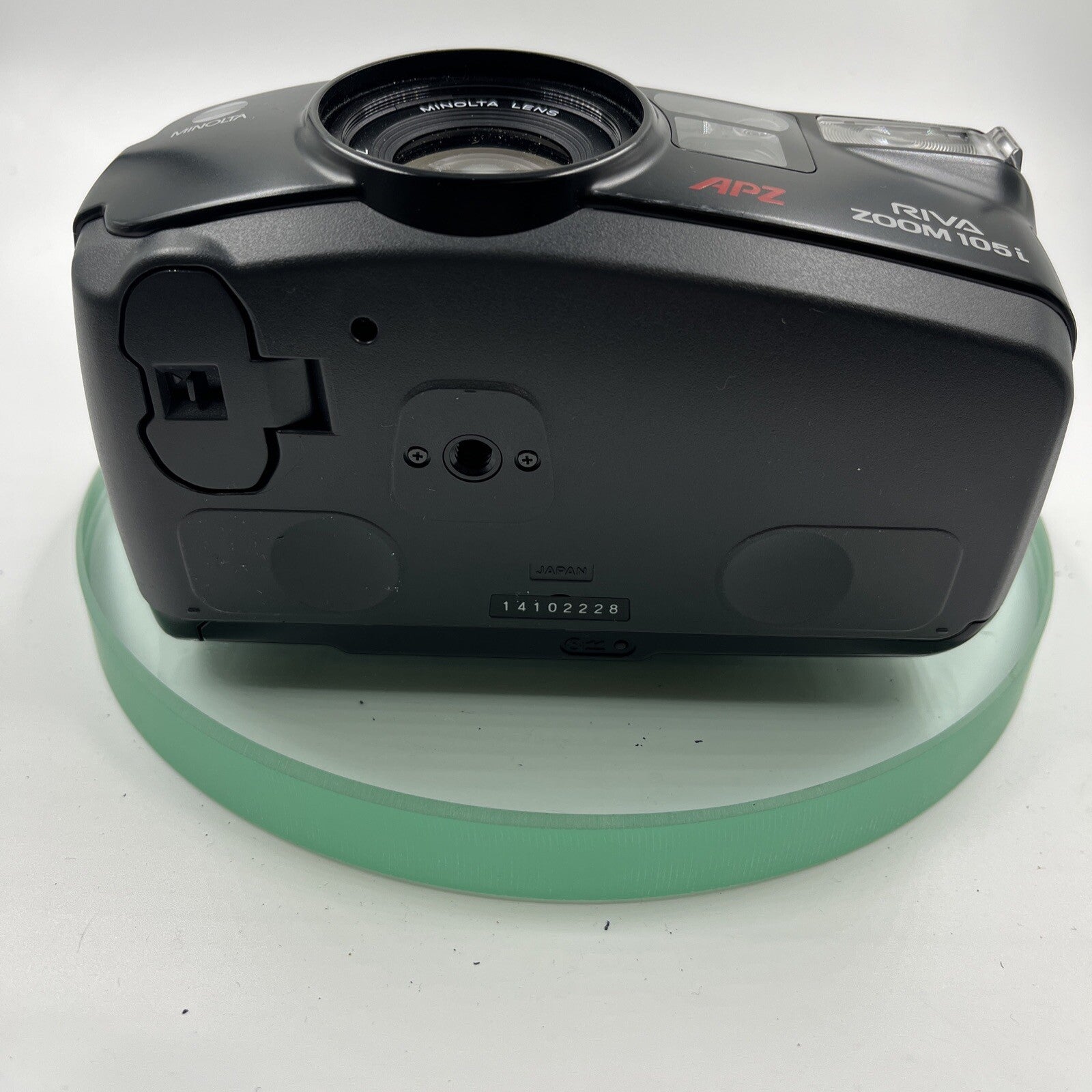 Minolta Riva Zoom 105i 35mm Zoom Film Camera with case, VGC# TEDTES # 8794