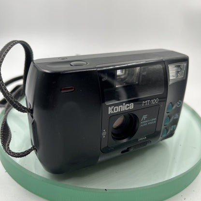 Konica MT-100 Point & Shoot 35mm Film Camera  - VGC - TESTED # 4416