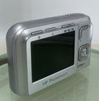 HP Photosmart M447 5.0MP Compact Digital Camera NO CARD SILVER TESTED - 2314