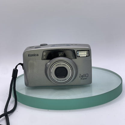 Vintage Konica Z-UP 110 Super Point and Shoot 35mm Film Camera Working # 8021