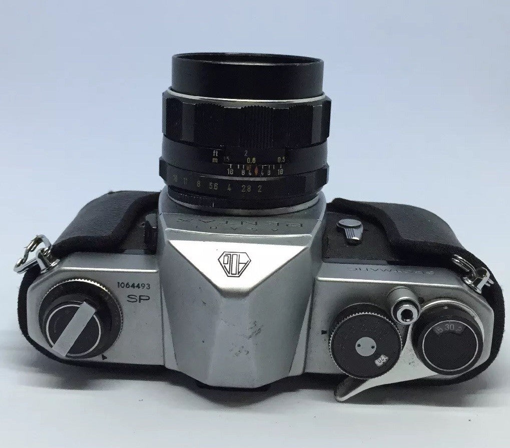 Asahi PENTAX SPOTMATIC SP 35mm SLR Film Camera + Super-Takumar 55mm/1:2 *TESTED*3