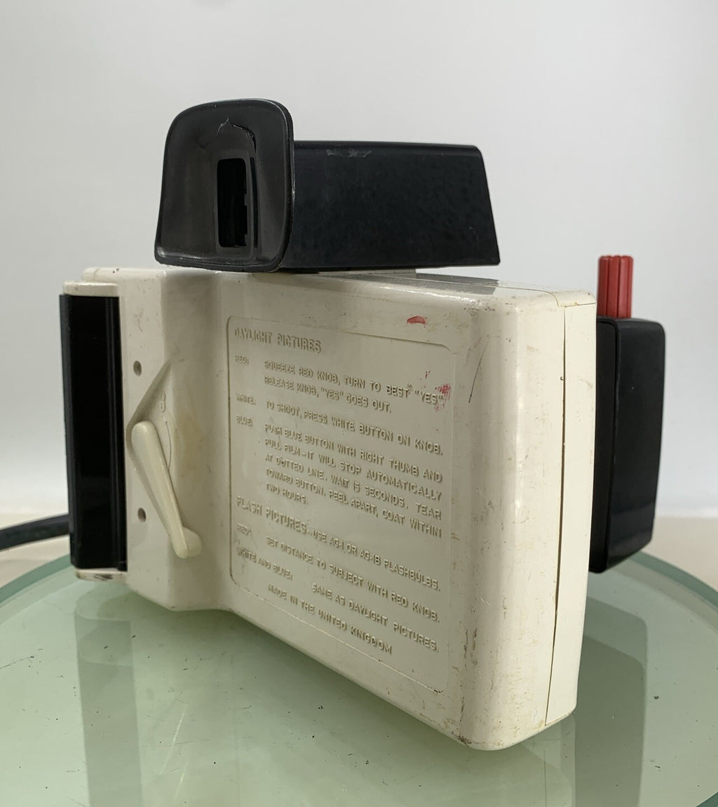 Vintage Polaroid Swinger Model 20 Land Camera WHITE GOODCONDITION TESTED - 2266