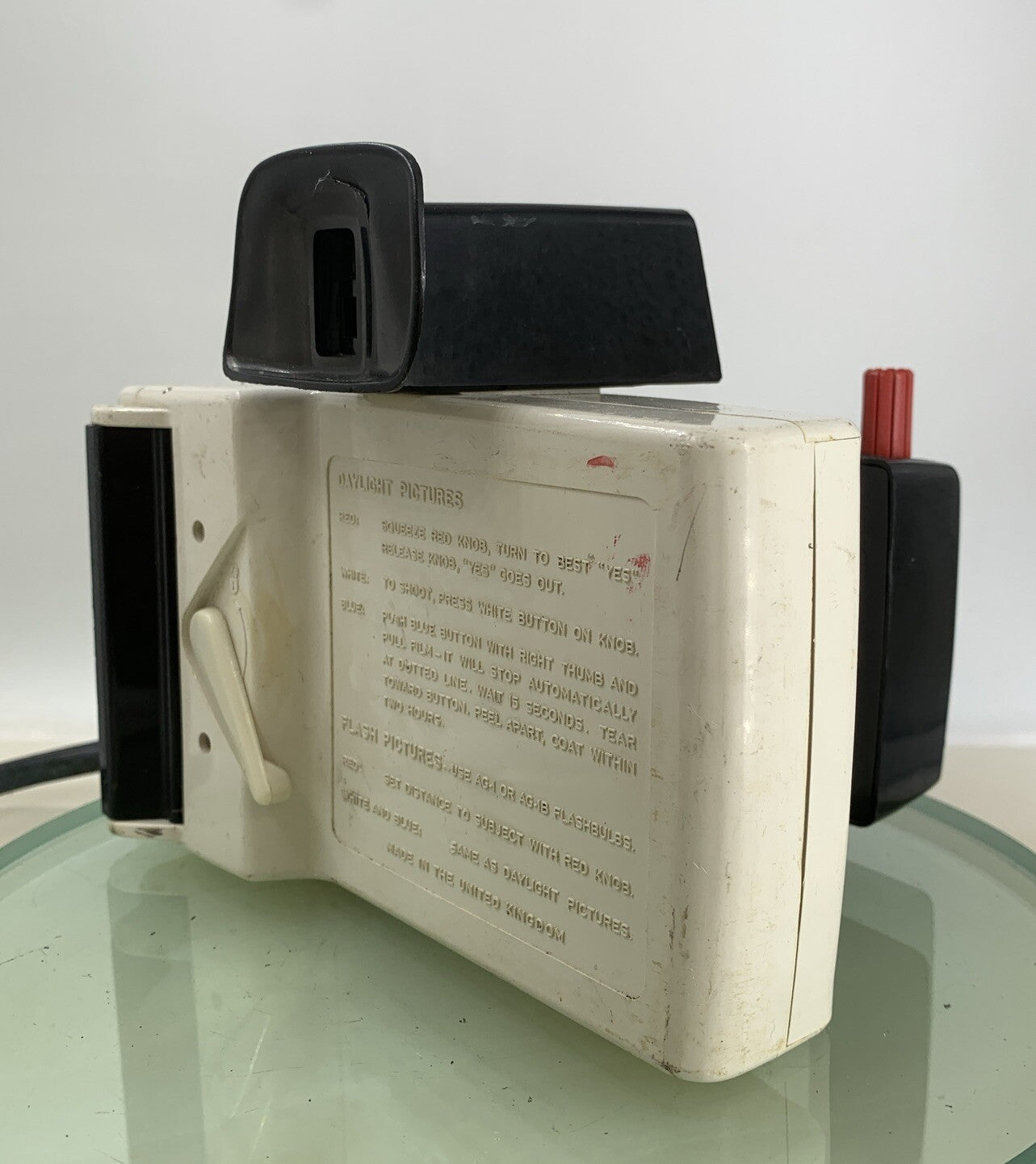 Vintage Polaroid Swinger Model 20 Land Camera WHITE GOODCONDITION TESTED - 2266
