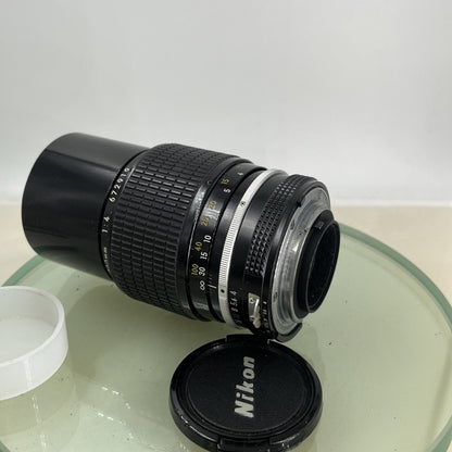 Nikon Nikkor 200mm 1:4 AiS LENS, CLEAN WITH CAPS, SERIAL: 672919    #4603