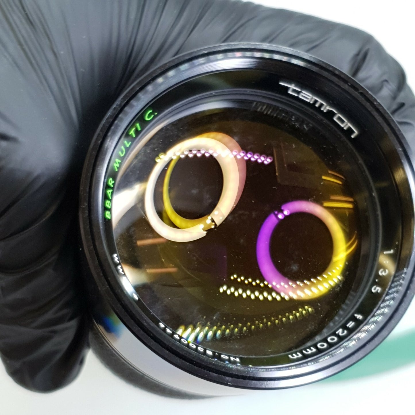 Tamron Lens for Olympus OM Mount 1:3.5 f=200mm Used see details #6807