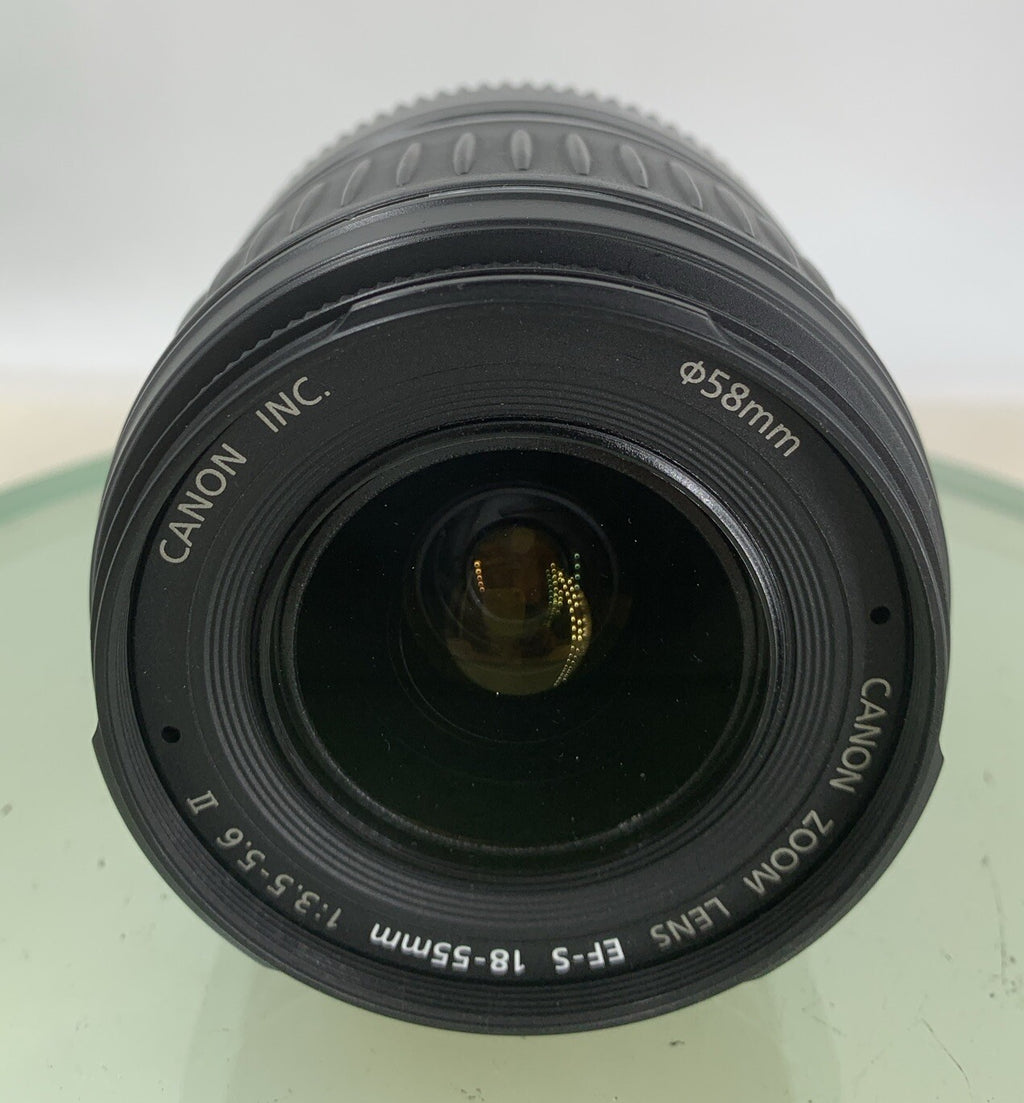 Canon EF-S 18-55mm f/4-5.6 IS Black Photography Camera Lens TESTED - 2521