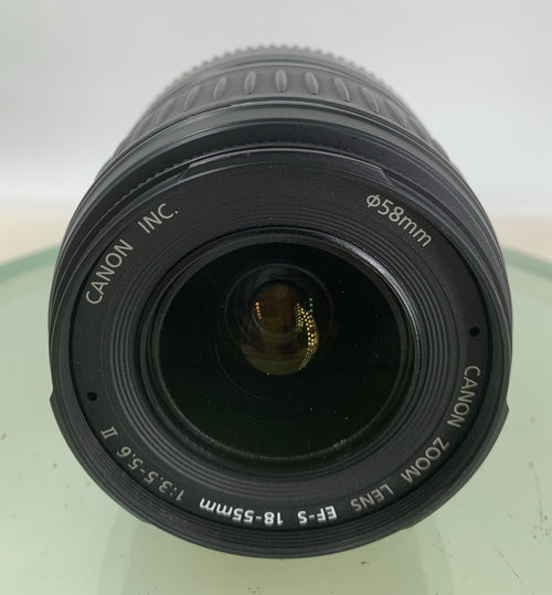 Canon EF-S 18-55mm f/4-5.6 IS Black Photography Camera Lens TESTED - 2521