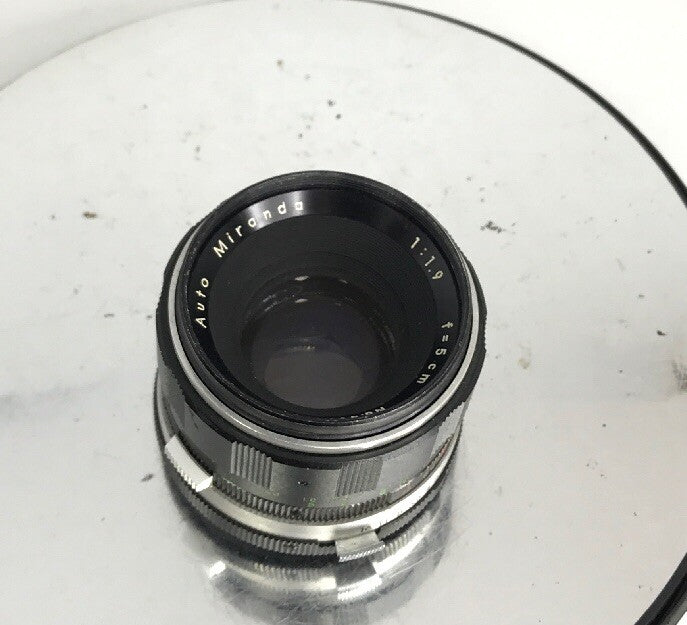 AUTO MIRANDA 1:1.9 f=5cm.50mm lens For miranda camera in great condition #75#764
