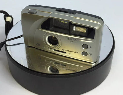 Olympus Newpic XB APS Film Camera 24mm Wide Angle Panorama Lens + Case#4352