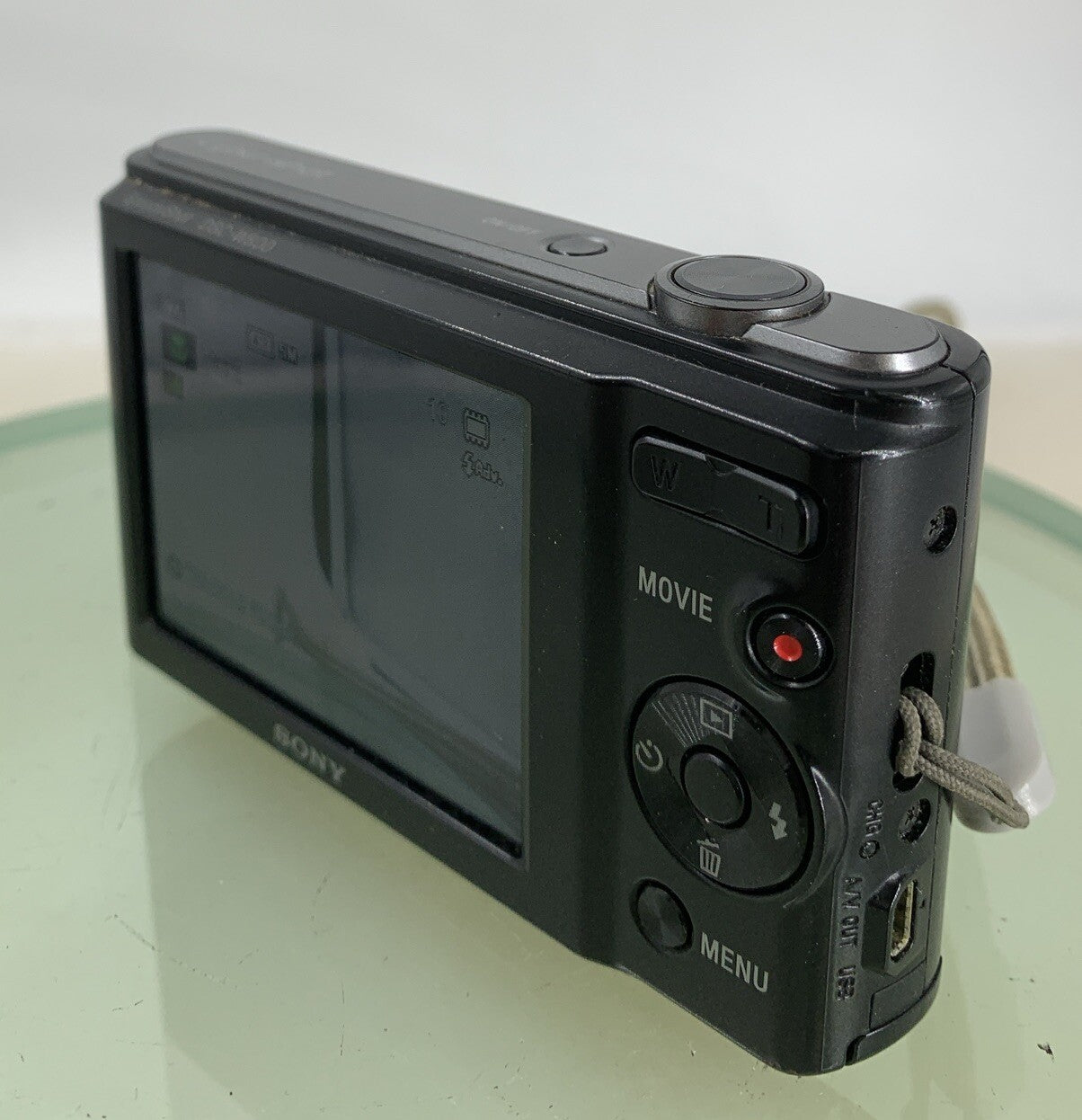 Sony CyberShot DSC-W800 Digital Camera 20.1MP Black + CHARGER +WIRE TESTED - 4666