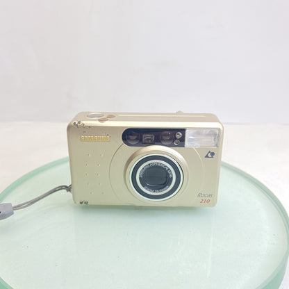 Vintage Samsung Rocas 210 APS Compact Camera with Zoom lens 28-56mm + Case #81