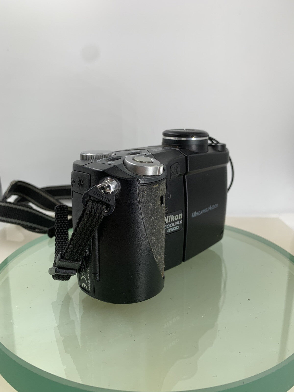 Nikon DigitalCamera Coolpix 4500 4.0MP BLACK 128MB CARD NO CHARGER TESTED - 6942