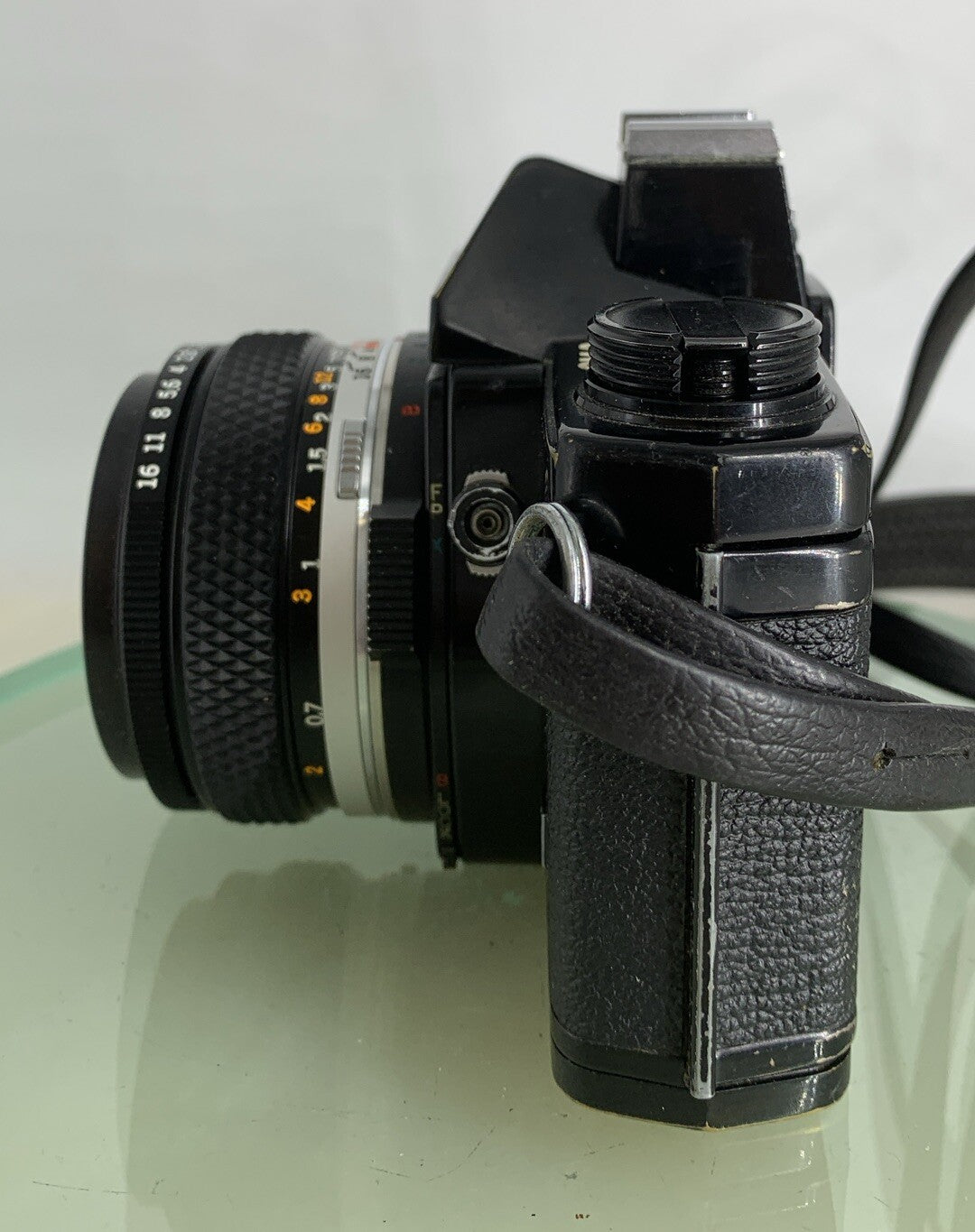 Olympus OM-2n Black - 35mm SLR Film Camera + 50mm f/1.8 Lens-Tested & Working 723