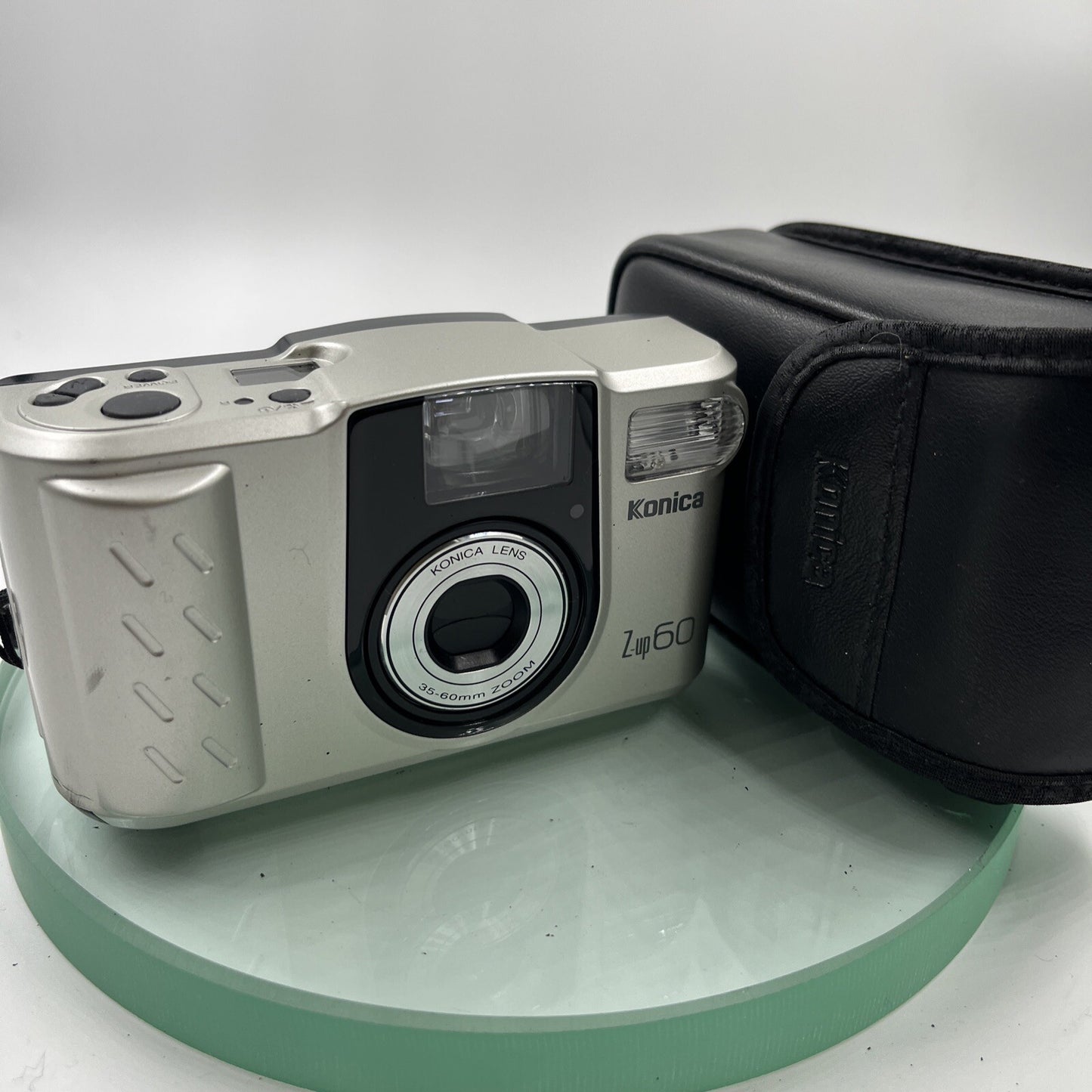Konica Z-up 60 Silver 35-60mm Point & Shoot 35mm Film Camera #TESTED# VGC # 4530