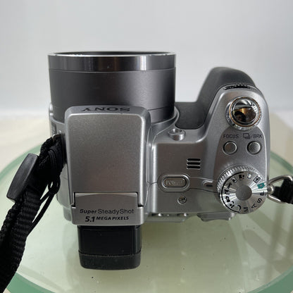 SONY CYBERSHOT DSC-H1  Compact Bridge Digital Camera 5.1 MP - Tested #5864