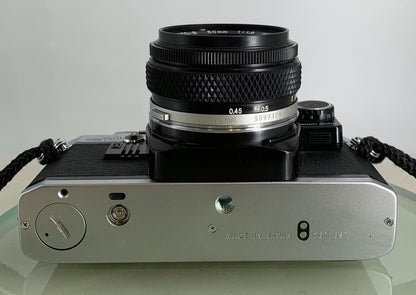Olympus OM10 35mm Film SLR Manual Camera +Olympus 50/1.8 MC Zuiko Lens TESTED4957