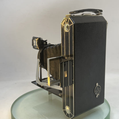 KODAK SIX-16 FOLDING CAMERA RARE WITH BOX NEEAR MINT CONDITION12CM F4,5     3834