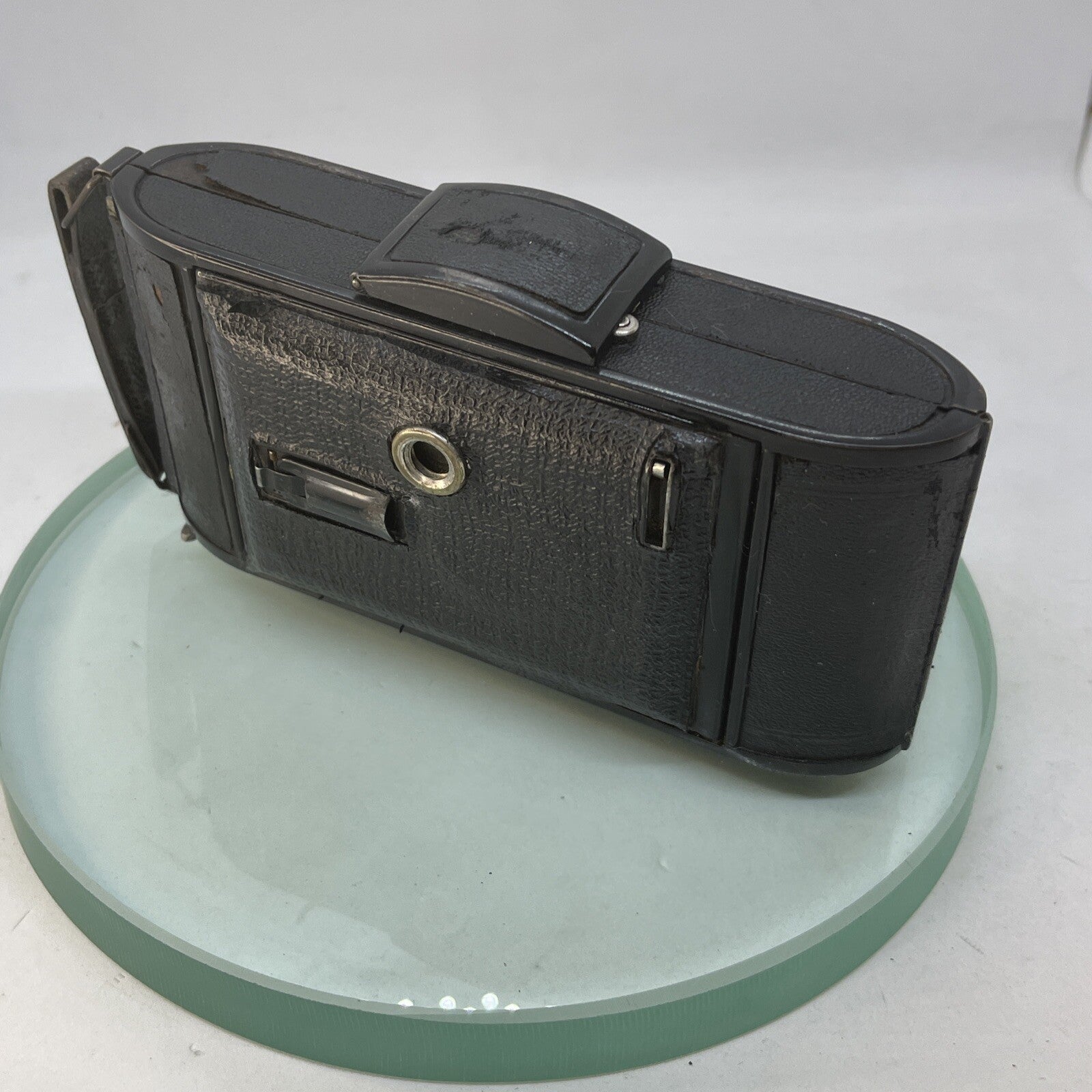 VOIGTLANDER BESSA 1937-42 BLACK FOLDING CAMERA, COMPUR SHUTTER, VOIGTAR 11CM 3666