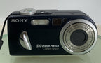 Sony CYBER-SHOT DSC-P12 5.0MP Digital Camera WITH CHARGER AND BAG TESTED - 6361