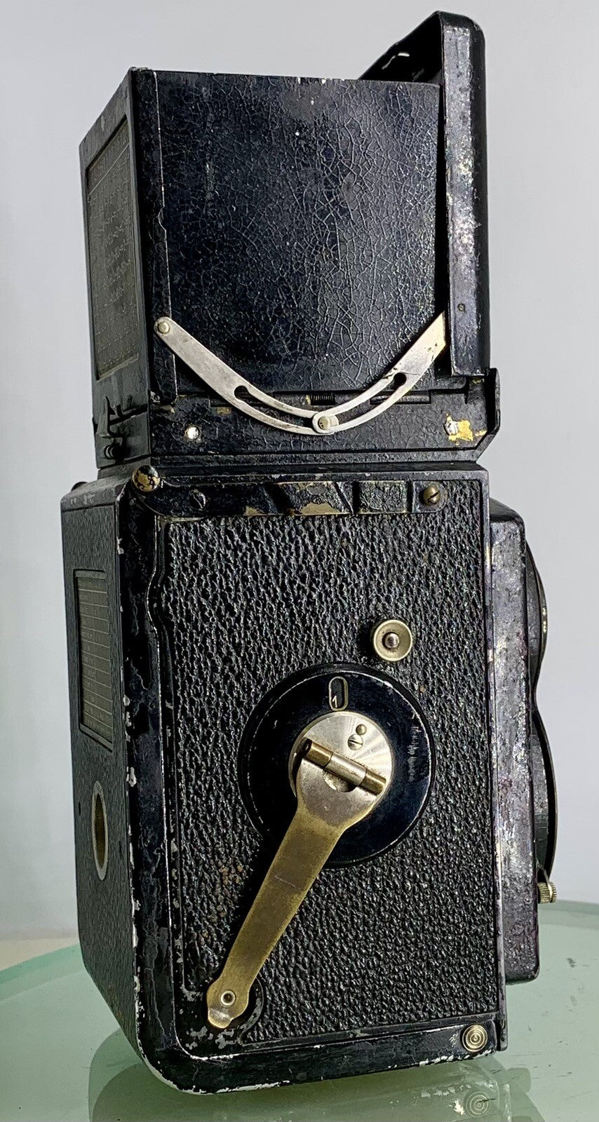 RARE Rolleiflex Compur-Franke&Heidecke-Braunschweig f7.5cm TLR Camera-Tested#3371