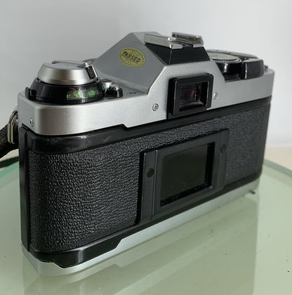 Canon AE-1 Program 35mm SLR Film Manual Camera + Canon 50mm F/1.8 FD Lens +# 1334