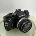 Olympus OM-2 Spot / Program SLR Camera+Olympus Zuiko  28mm f2.8 TESTED  #8830