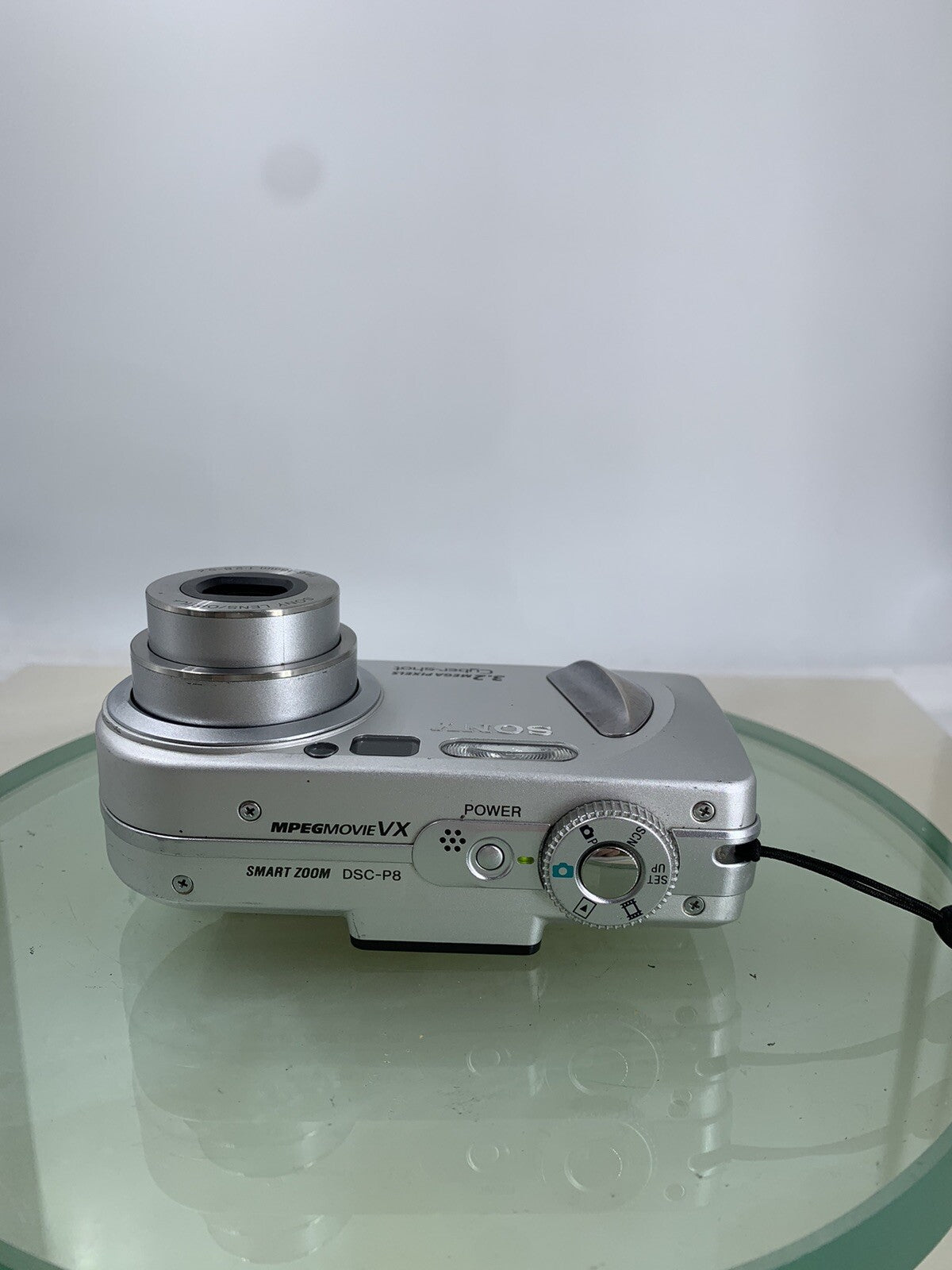 Sony Digital Camera Cybershot DSC-P8 3.2MP SILVER +CHARGER +WIRE TESTED - 6846