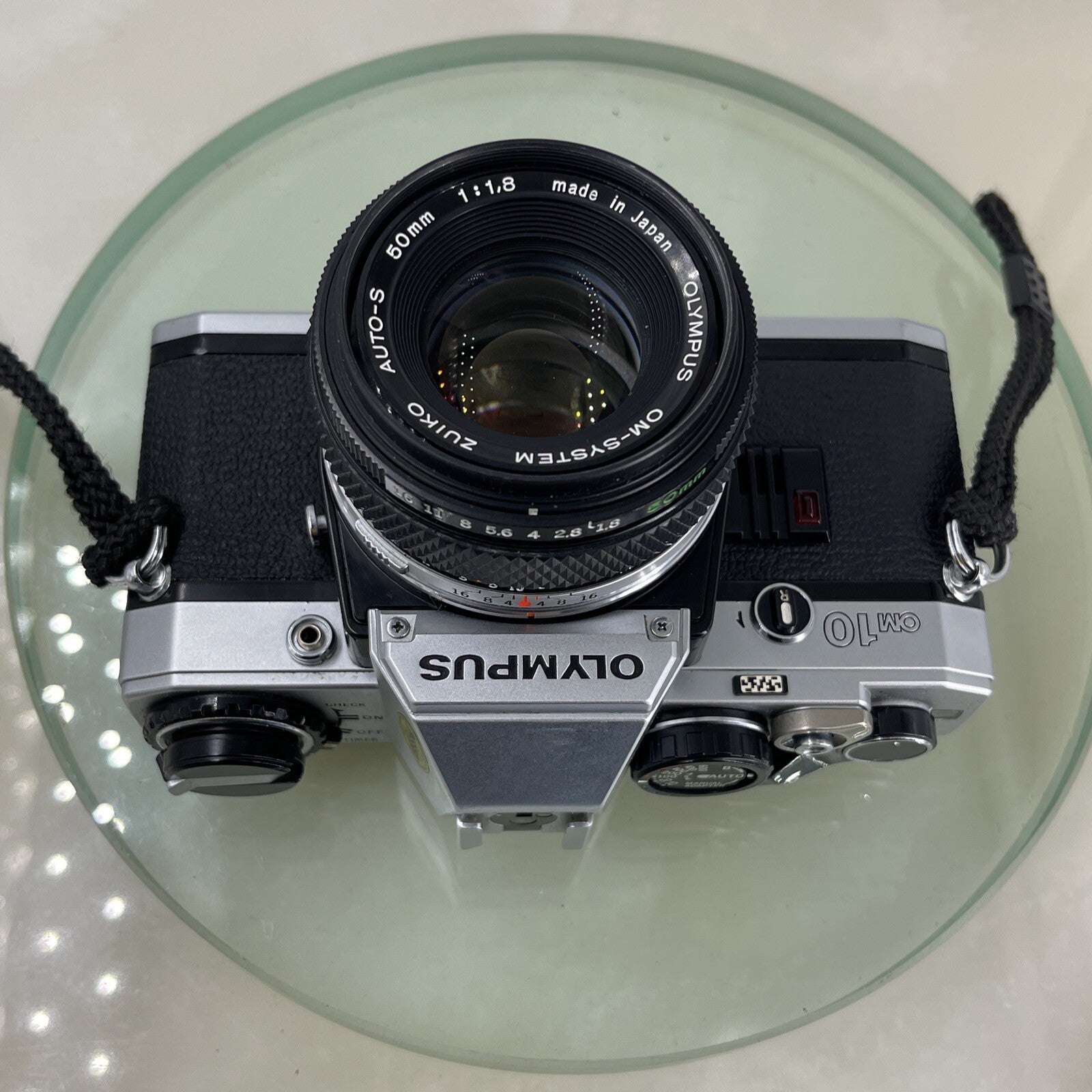 Olympus OM10 35mm Film SLR Manual Camera +Olympus 50/1.8 MC Zuiko Lens TESTED6107