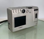 CANON DIGITAL CAMERA PowerShot A50 SILVER- WITH CHARGER - TESTED - 9675