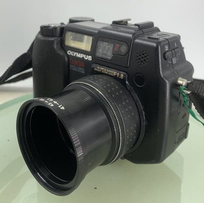 Olympus Camedia C5050 5MP Digital Camera 3x Zoom BLACK NO CHARGER TESTED - 2172