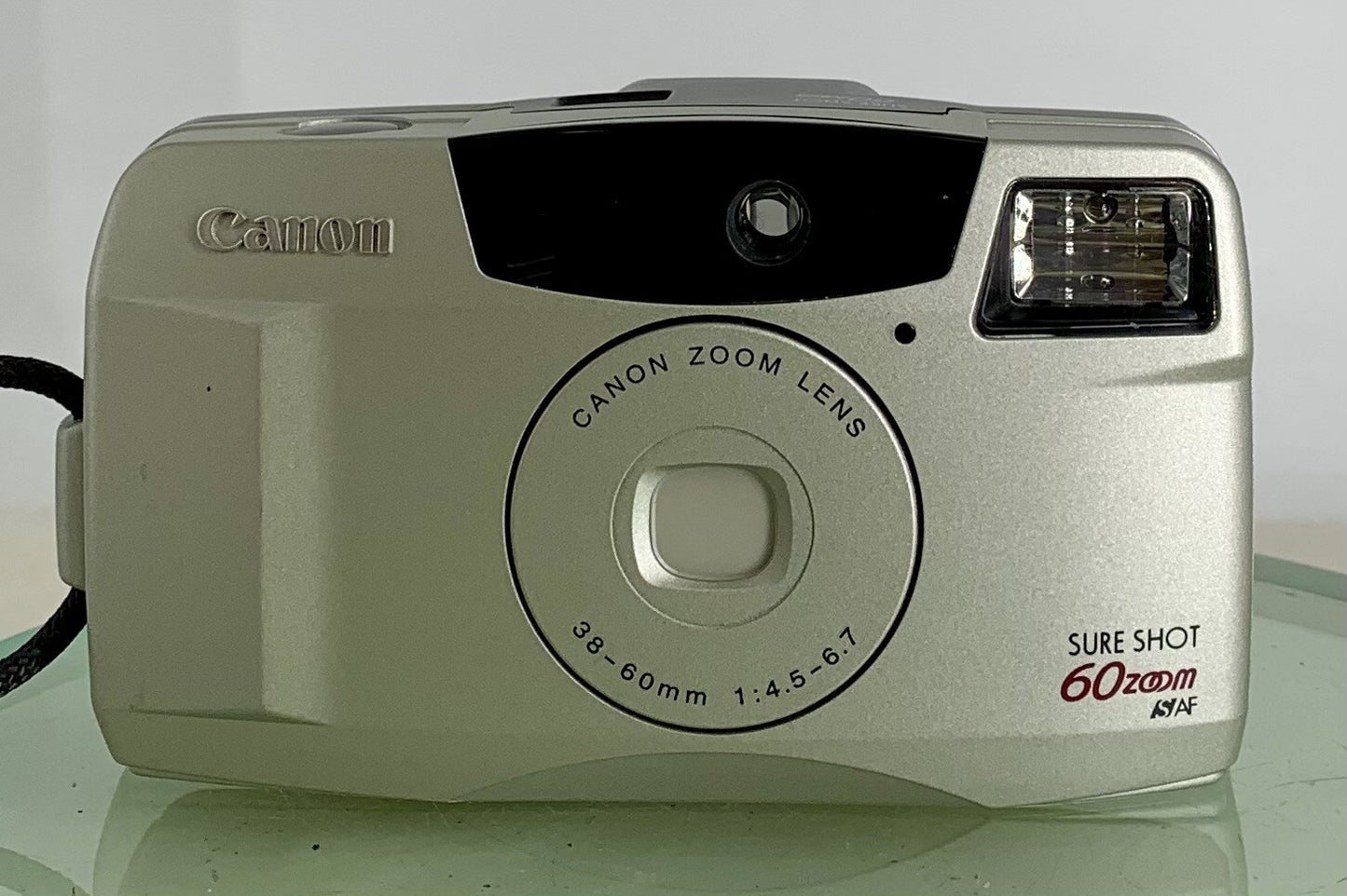 Canon Sure Shot 60 Zoom 38-60mm Compact Film Camera - Case - Tested - 3151