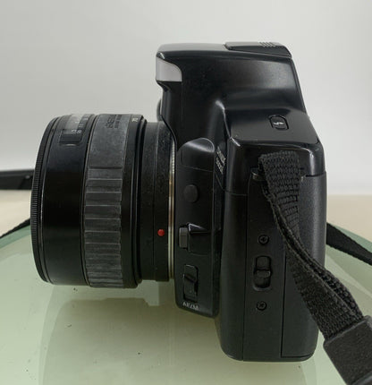 Minolta Dynax 5000i + 35-70mm BLACK FILM CAMERA POINT AND SHOOT TESTED - 6503