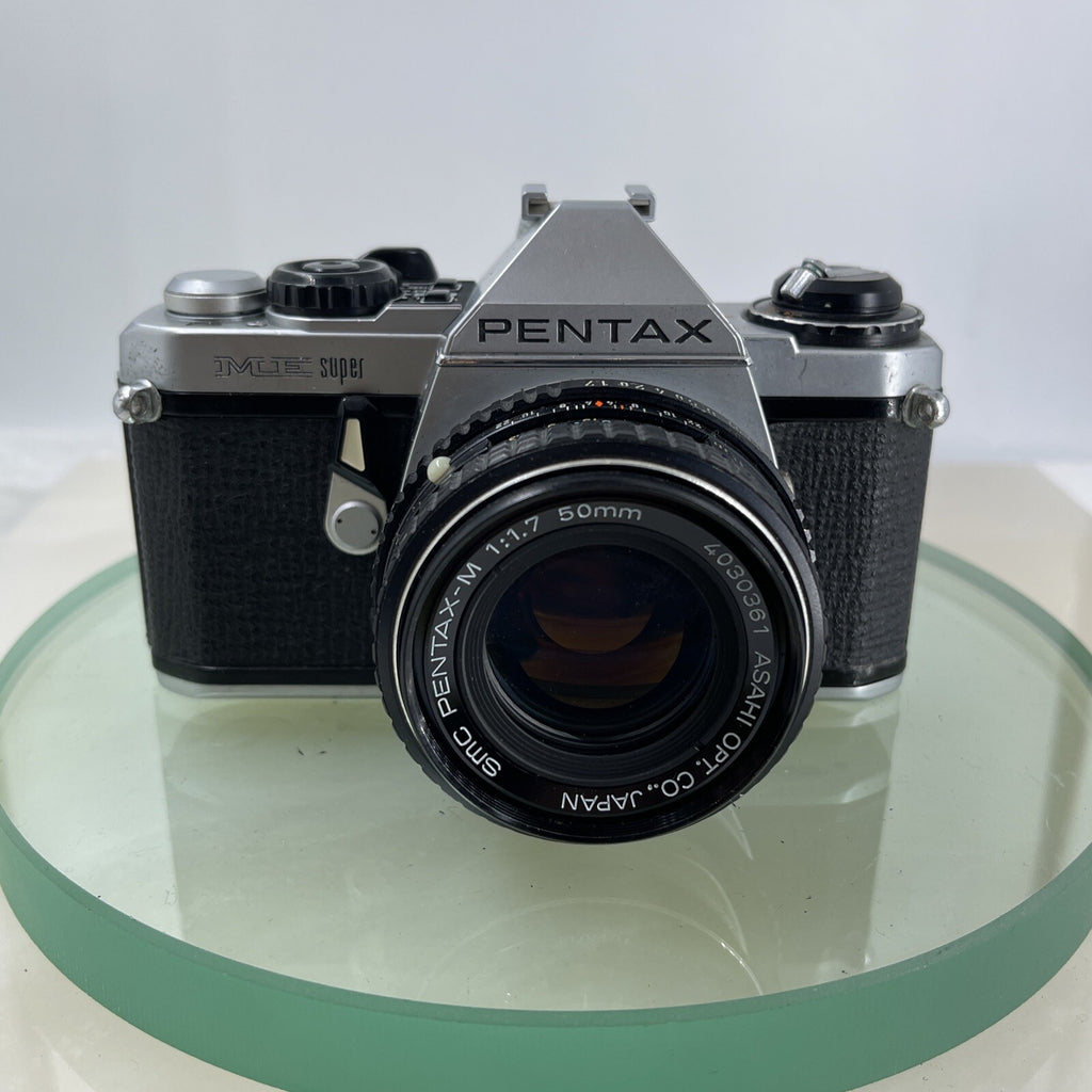 Pentax ME Super 35mm SLR Film camera + Pentax-M  50mm f1.7 LENS  - TESTED  5971