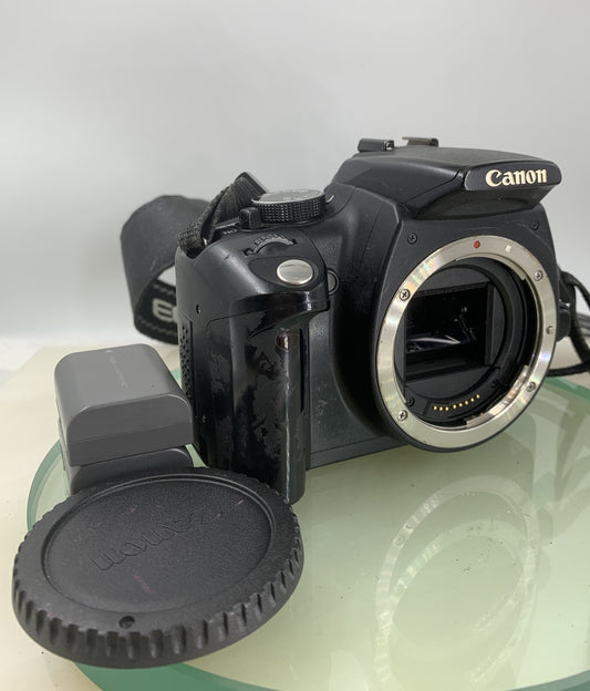 Canon EOS 350D Digital SLR Camera + Battery Screen Damage - TESTED - 9800