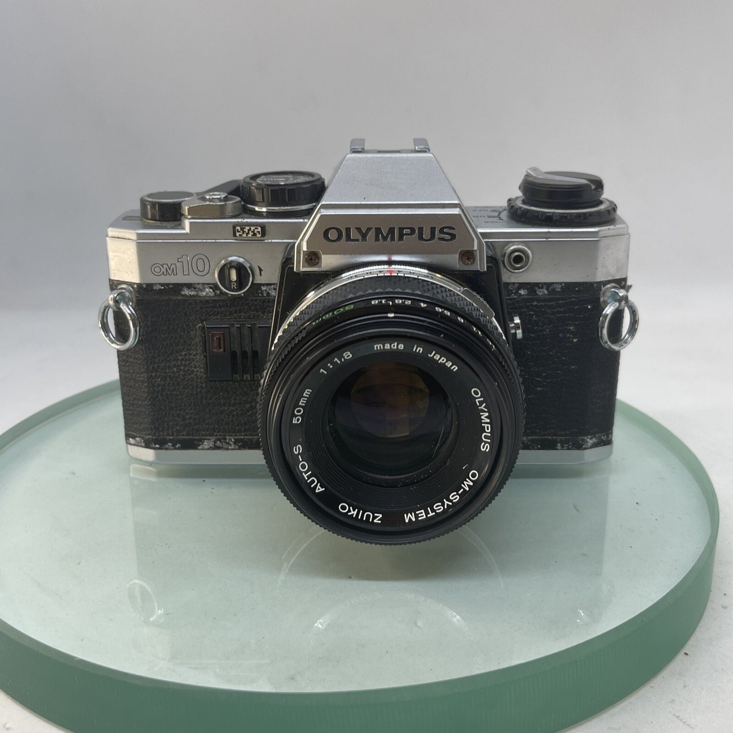 Olympus OM10 35mm Film SLR Manual Camera +Olympus 50/1.8 MC Zuiko Lens TESTED3901