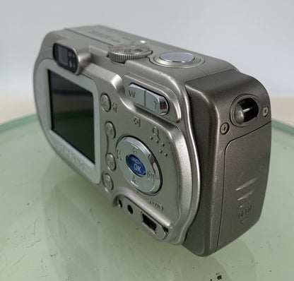 Samsung COMPACT DIGITAL CAMERA Digimax A6 6.0MP Silver NO CARD Tested - 3176